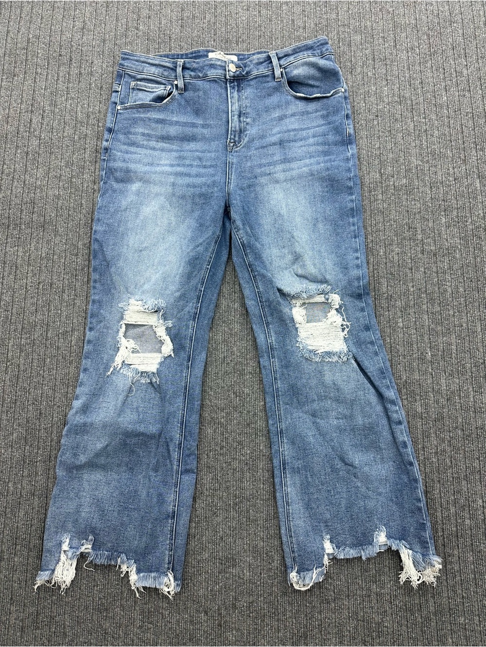 Risen Wide Leg Jeans 2XL